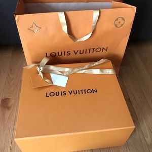 Authentic LV magnetic box and bag